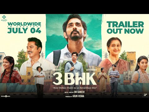3BHK (Tamil) - Official Trailer | Siddharth | Sarath Kumar | Sri Ganesh | Amrit Ramnath | Arun Viswa