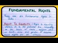 Fundamental Rights in the Indian Constitution