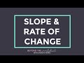 Understanding Slope Concepts and Calculations