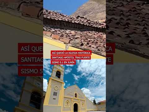 Colapsa histórica iglesia de Junín tras fuerte temblor 5.1 | Correo