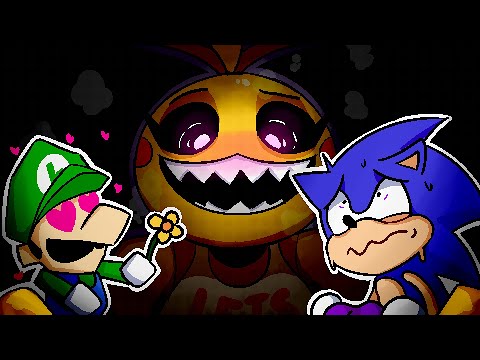 Jugando al FNAF 2 por primera vez