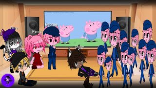 Gacha Club| 🐷 New Piggy skins react| Roblox Piggy Animation| PEPPA PIG TRY NOT TO LAUGH