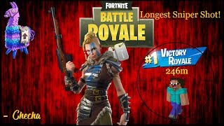 Fortnite BR - Longest Sniper Shot! (Full Match Highlights - Funny Moments)