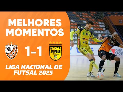 OLHA O TABU! CARLOS BARBOSA EMPATA E SEGUE SEM VENCER JARAGUÁ NA LNF DESDE 2015 | MELHORES MOMENTOS