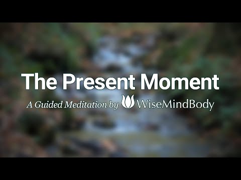 Guided Meditation to Relieve Stress and Anxiety - The Present Moment