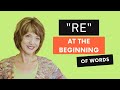 Pronunciation of 'Re' in English