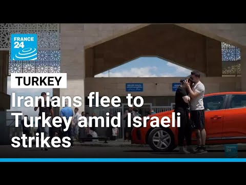 YouTube video thumbnail: Iranians Flee to Seek Safety in Turkey Amid Israeli Strikes