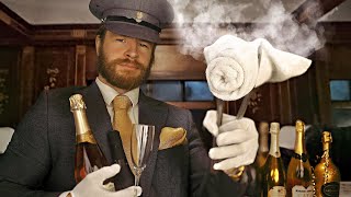 LUXURY Steam Train | ASMR (First Class Perfection)