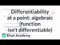 Continuity and Differentiability Concepts