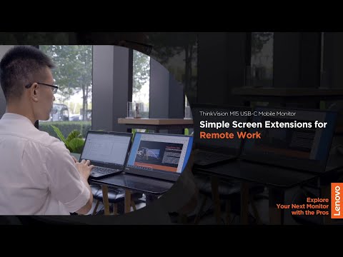 ThinkVision M15 USB-C Mobile monitor: PM Deep Dive | Unboxing and Review