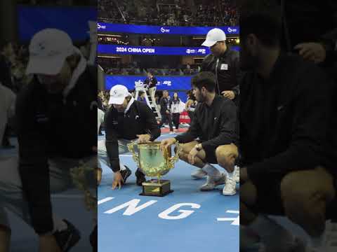 Team Alcaraz Celebrate Beijing Title Win! 🤗