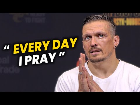“JESUS IS MY LIFE” Oleksandr Usyk passionate speech on his Christian Faith | Usyk vs Dubois 2