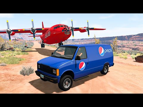 Tasti Cola vs Pepsi Delivery Fails #1 - BeamNG DRIVE | Marathon