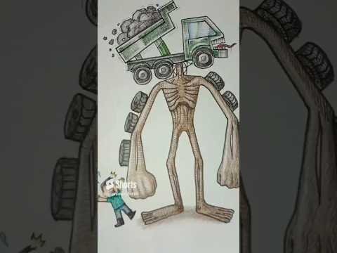 Dump truck Sirenhead วาดหัวรถดั้ม ดุดันไม่เกรงใจใคร (อัฟใหม่ )#shorts #ไซเรนเฮด #ดุดันไม่เกรงใจใคร