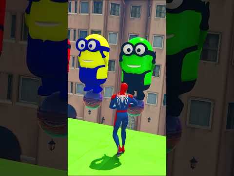 GTA 5 Epic Water Ragdolls | Spider-Man vs Hulk and Batman Jumps / Fails ep.109 #shorts