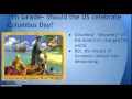 Columbus Day and Voting Impacts
