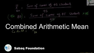 Combined Arithmetic Mean