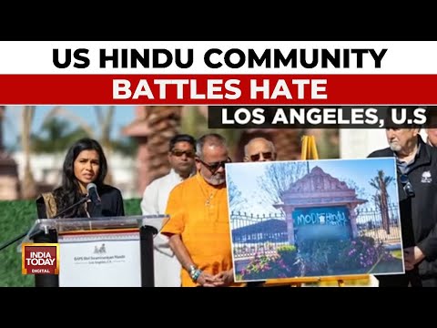 Hindu Community Battles Hate: Call for Peace After US Temple Desecration