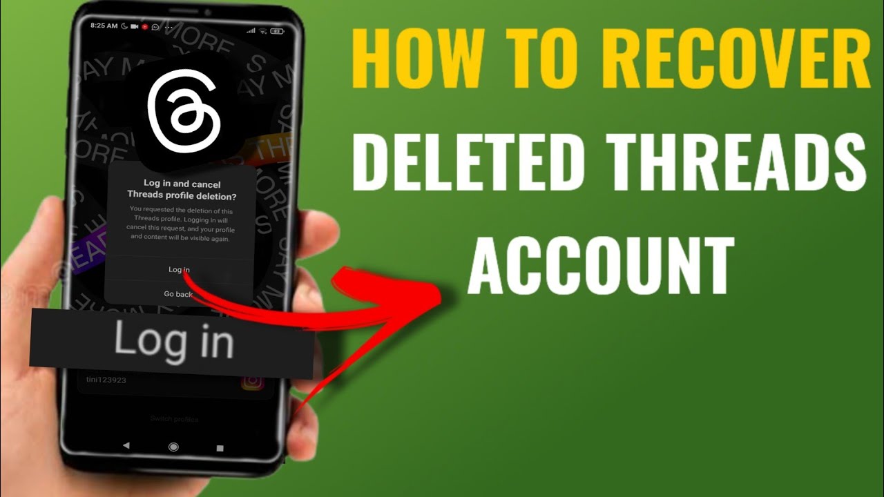 How To Recover Threads Account  2025