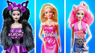 NOVO 123 GO! HELLO KITTY & BONECA KUROMI: DESAFIO DE TRANSFORMAÇÃO! A Mais Fofa x A Mais Malvada! 👑🖤