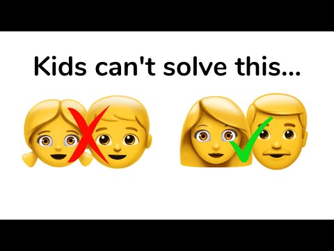 Almost no children can solve this