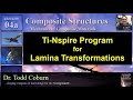 TI Inspire: Lamina Transformations and Functions