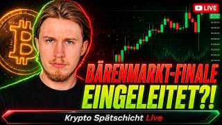 🚨BITCOIN LIVE: DAS LETZTE TOP des BÄRENMARKTES?! 🔴 Krypto-Spätschicht LIVE✅