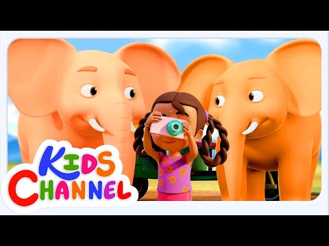 Ek Mota Hathi in Orange, ஏக் மோதா ஹாதி, Tamil Rhymes for Babies