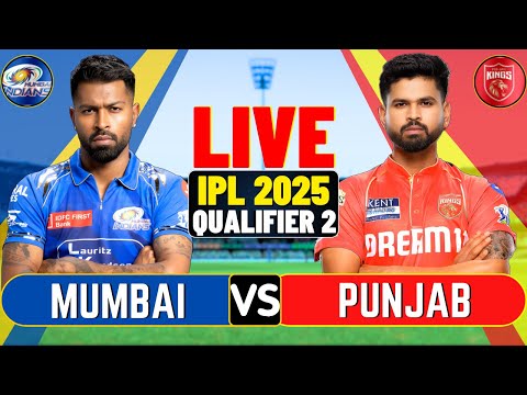 🏏 LIVE: Mumbai Indians vs Punjab Kings | Live Cricket Match Today | MI vs PBKS LIVE
