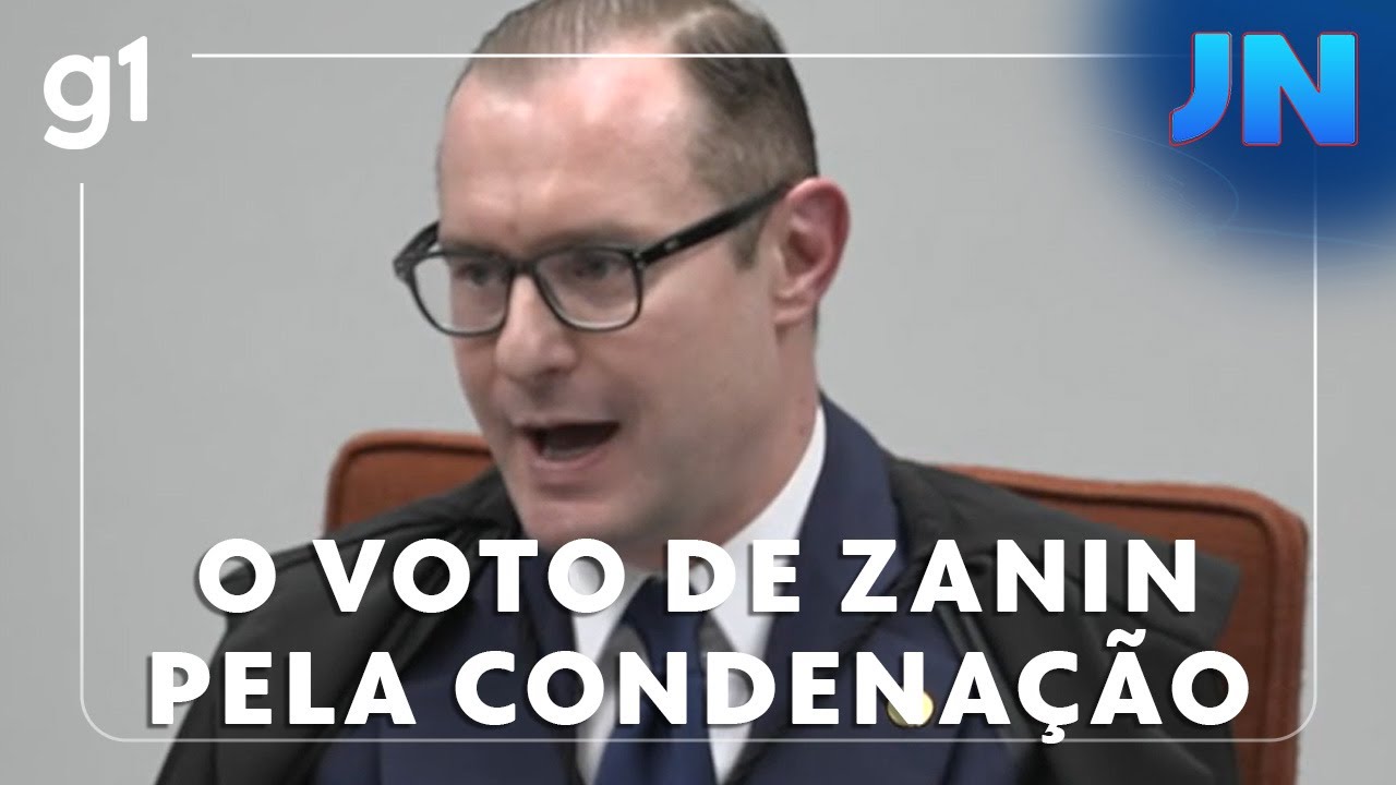 Jornal Nacional: Zanin diz que ficou comprovada organização criminosa em voto por condenação