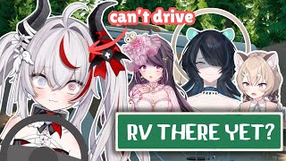 Showing off my driving skills with @komachipanko @HimemiyaRie @ErinaMa