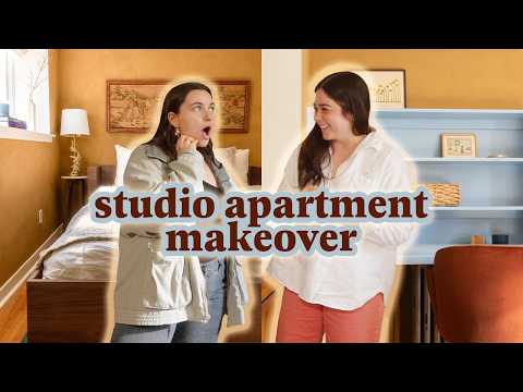 *96 Sq Ft* Studio Apartment Makeover (the tiniest space I’ve tackled)
