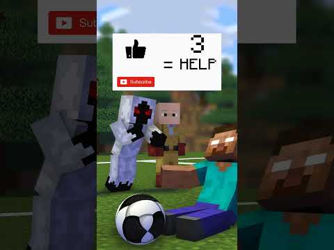 HELP Herobrine Soccer Kick VS God VS Entity  Minecraft Animation #minecraft #minecraftanimation