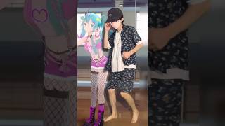 🍒全身ver💚🩵#419日目【#チェリーポップ】#初音ミク ##hatsunemiku #デコミク #踊ってみた dance #VTuber