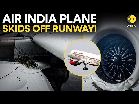 Air India Plane LIVE: Aircraft Skids Off Runway During Landing At Mumbai Airport | Air India News