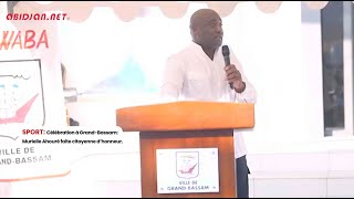 Célébration à Grand Bassam  Murielle Ahouré faite citoyenne d’honneur