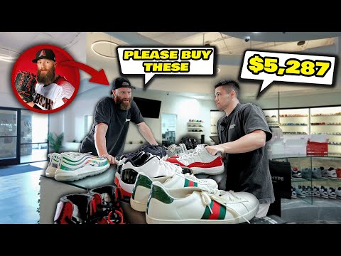 MLB Superstar Sold Me His Sneaker Collection!