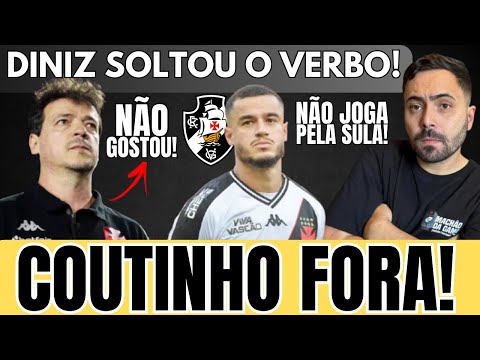 SOLTOU O VERBO: DINIZ ABRE O JOGO SOBRE REFORÇOS | COUTINHO ESTÁ FORA | VASCO CHEGOU NO EQUADOR!