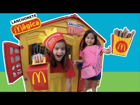 A LANCHONETE MÁGICA! Transforma Iphone e Batata Frita em Chocolate de Verdade!!