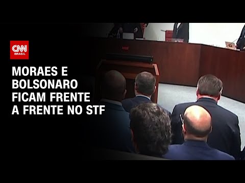 ​Moraes e Bolsonaro ficam frente a frente no STF; julgamento pode tornar ex-presidente e aliados réus