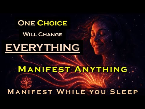 One CHOICE to Change you LIFE ~ MANIFEST ANYTHING ~ Listen while you Sleep Meditation