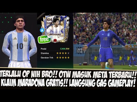 BURUAN AMBIL MARADONA GRATIS!! MASUK META NIH!! KLAIM MARADONA GAS GAMEPLAY EA SPORTS FC MOBILE