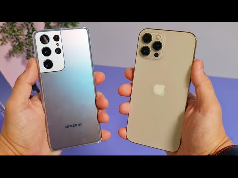 Galaxy S21 Ultra vs iPhone 12 Pro Max! Primer Duelo Apple vs Samsung 2021.