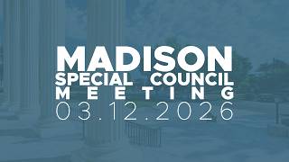 March 12, 2026 Special Madison, NJ Borough Council Meeting