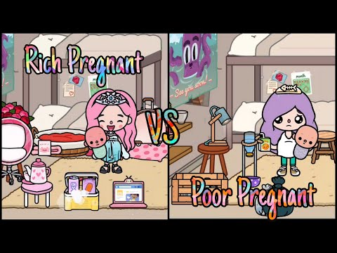 Rich Pregnant And Poor Pregnant In Jail | Toca Sad Story | Toca Life World | Toca Boca