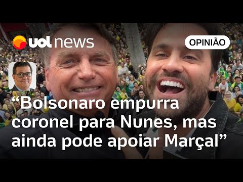 Bolsonaro empurra goela abaixo coronel da Rota como vice do Nunes, analisa Tales