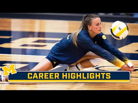 Career Highlights: Michigan L/DS Hannah Grant | Michigan Volleyball