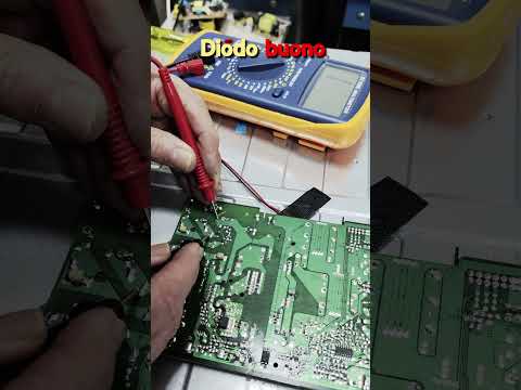 Tv Led Telefunken Riparazione Facile, 20 centesimi di materiale se ha fatto PA #riparazione #tv