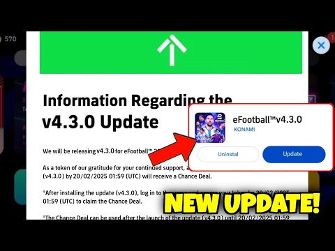 eFootball™ 2025 New Version Update 🔥 New Campaign, New Managers Pack, New Players In ePoint Shop