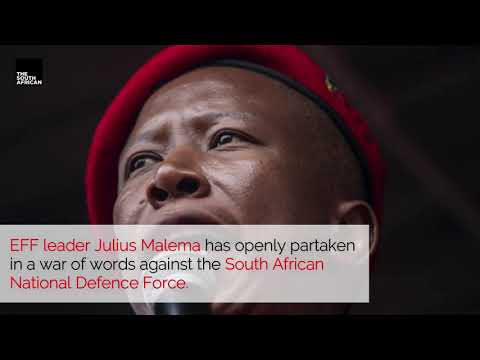 Julius Malema goes to war with SANDF
